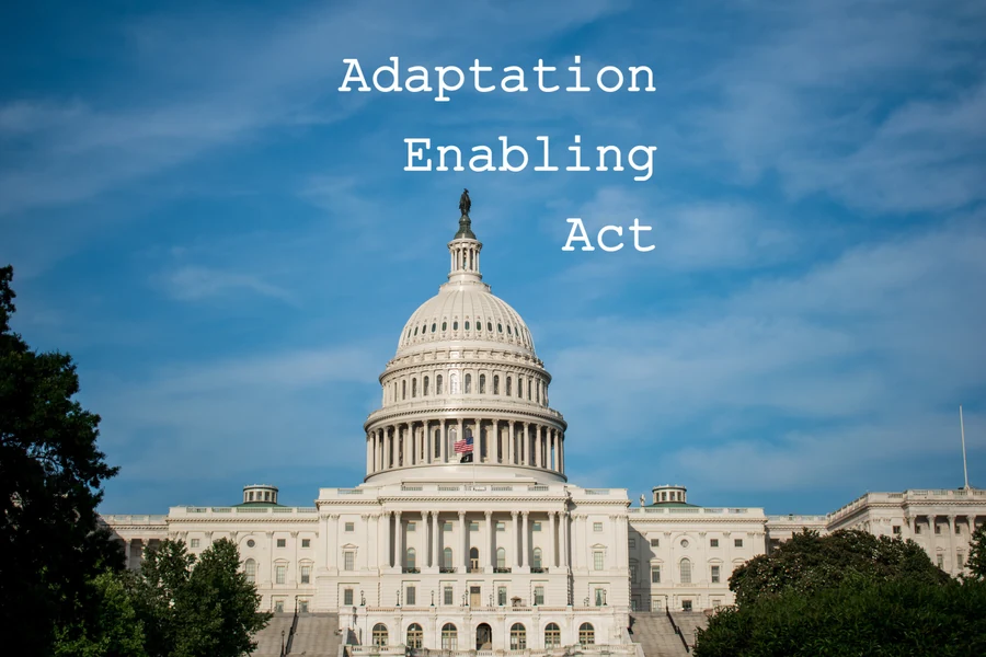 Cover of the Adaptation Enabling Act
